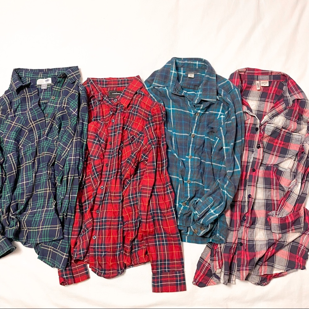 Women’s Flannel Lot